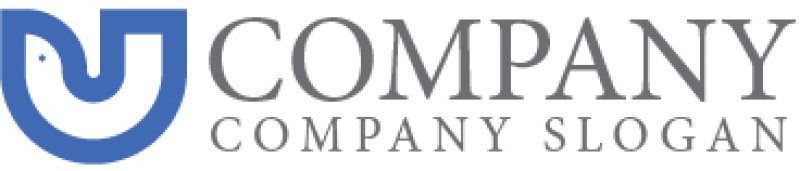 画像6: 鳥・U・ロゴ・マークデザイン459 (6)