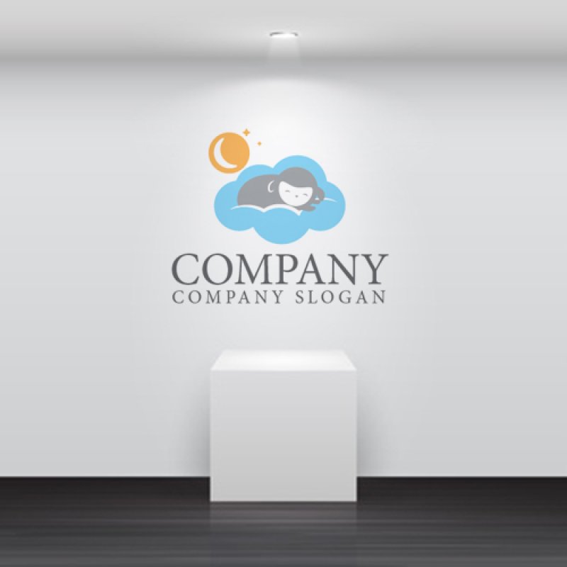 画像4: ひつじ・月・雲・ロゴ・マークデザイン460 (4)