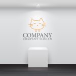 画像5: 猫・動物・顔・ロゴ・マークデザイン481 (5)