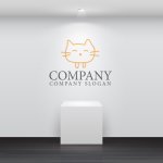 画像5: 猫・動物・顔・ロゴ・マークデザイン481 (5)