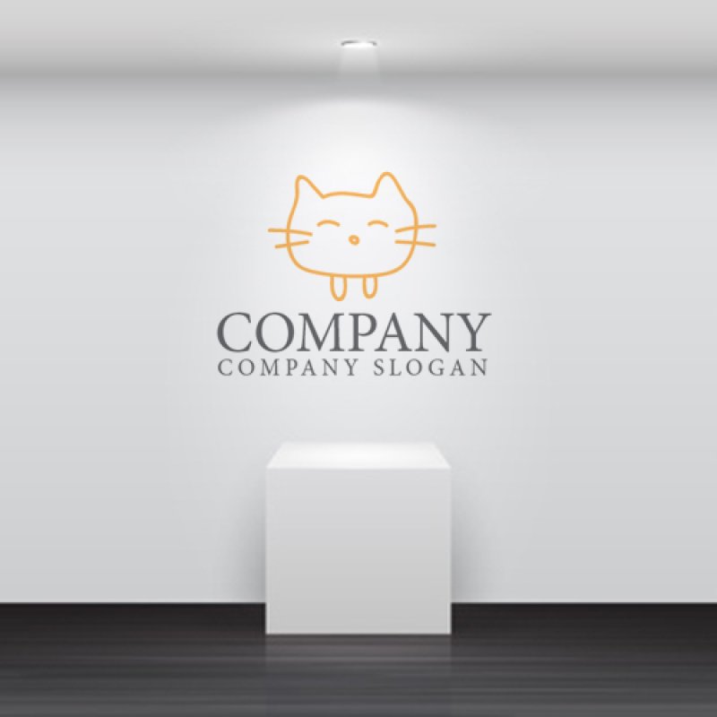 画像5: 猫・動物・顔・ロゴ・マークデザイン481 (5)