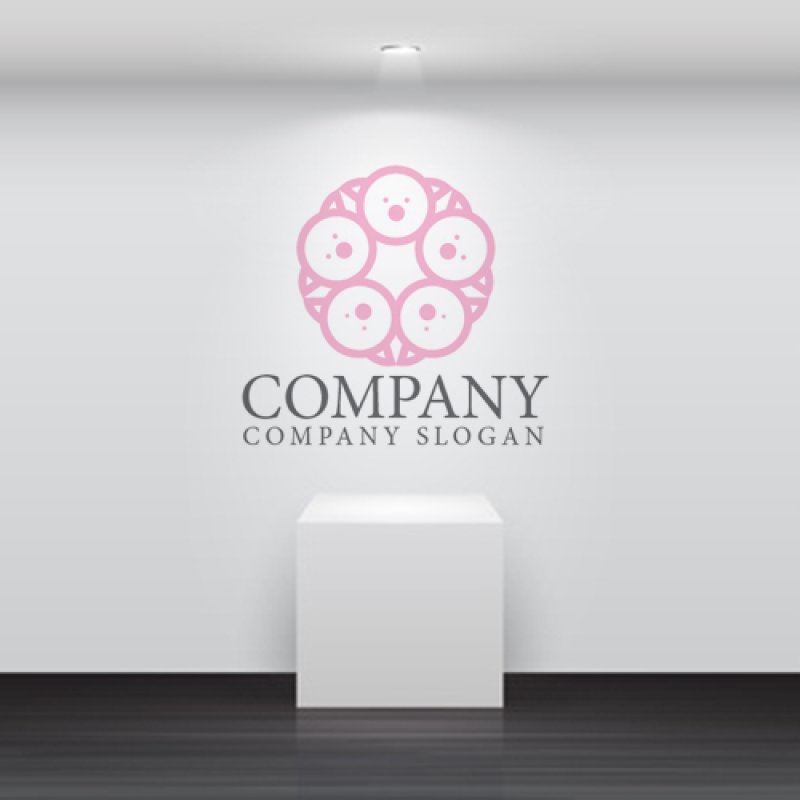 画像5: 犬・輪・五角形・ロゴ・マークデザイン485 (5)