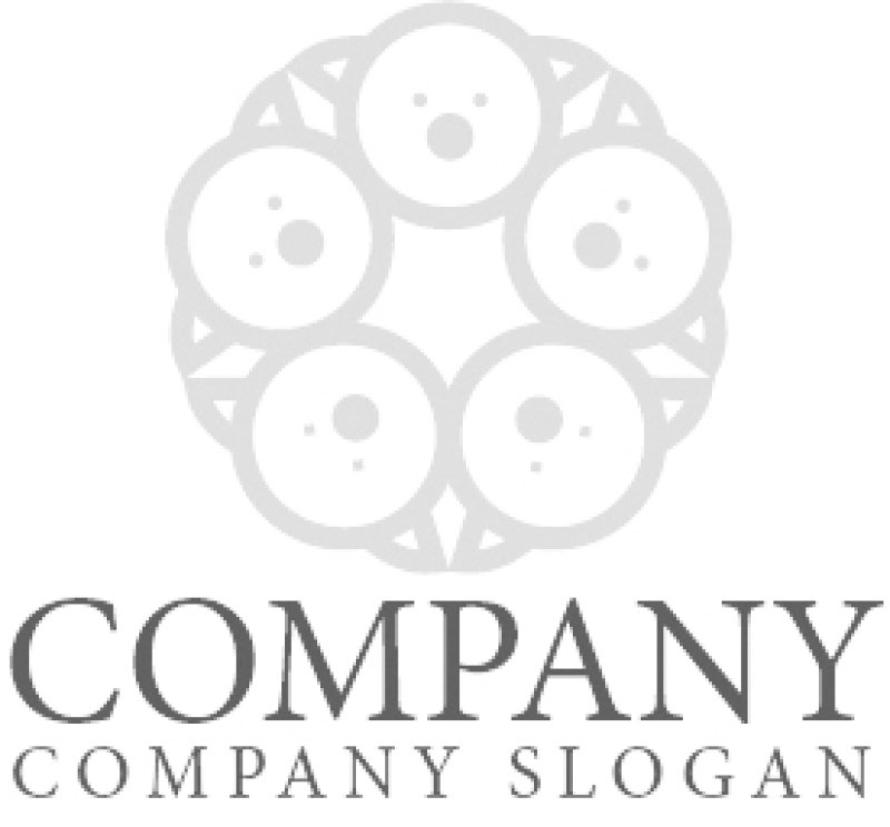 画像6: 犬・輪・五角形・ロゴ・マークデザイン485 (6)