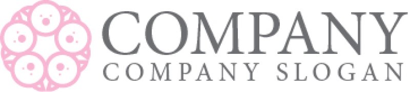 画像7: 犬・輪・五角形・ロゴ・マークデザイン485 (7)