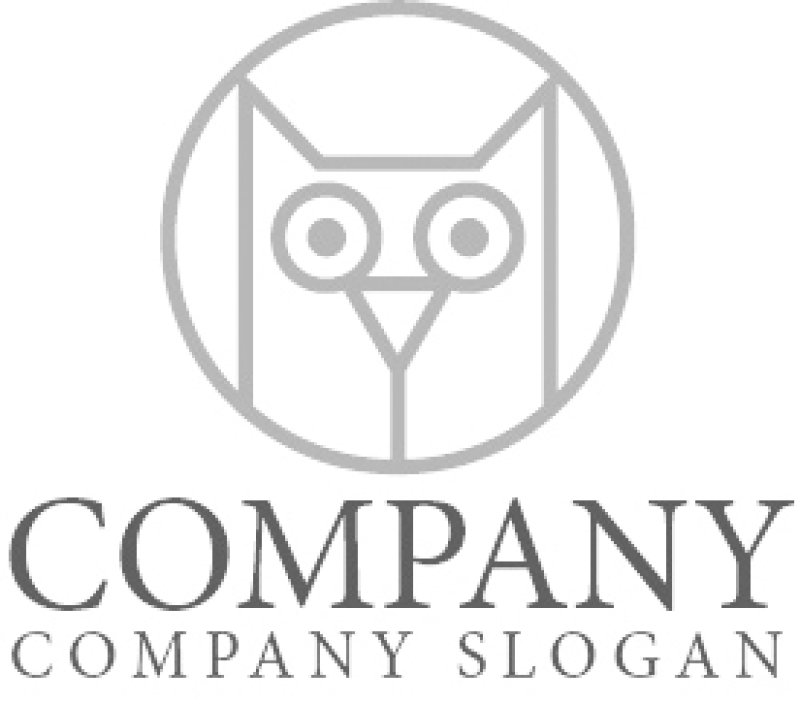 画像6: フクロウ・輪・ロゴ・マークデザイン488 (6)