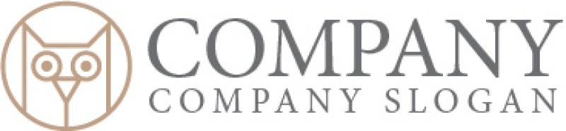 画像7: フクロウ・輪・ロゴ・マークデザイン488 (7)