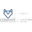 画像10: 犬・顔・狐・ロゴ・マークデザイン492