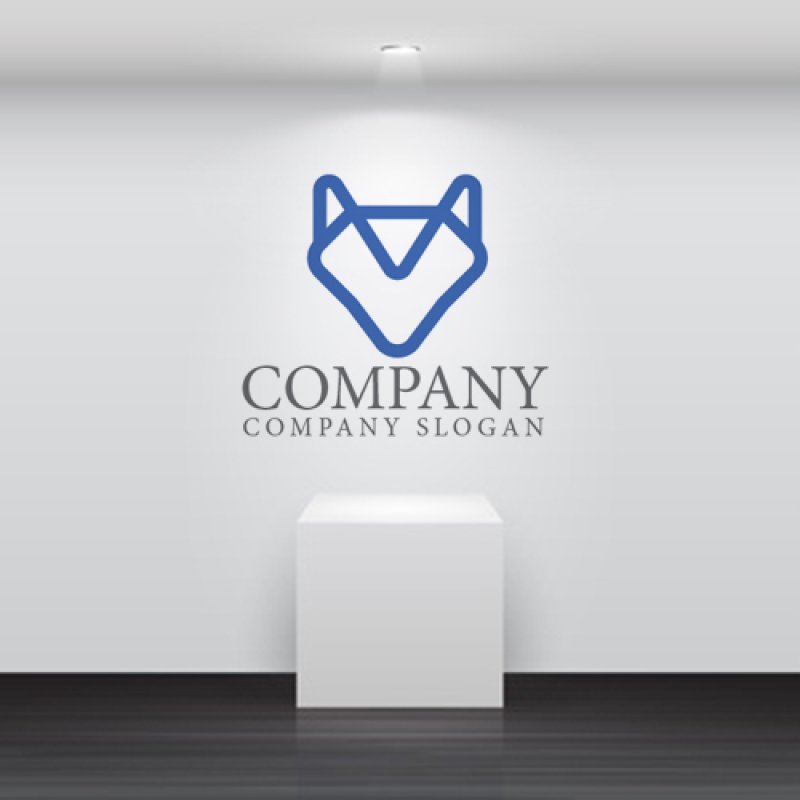 画像5: 犬・顔・狐・ロゴ・マークデザイン492 (5)