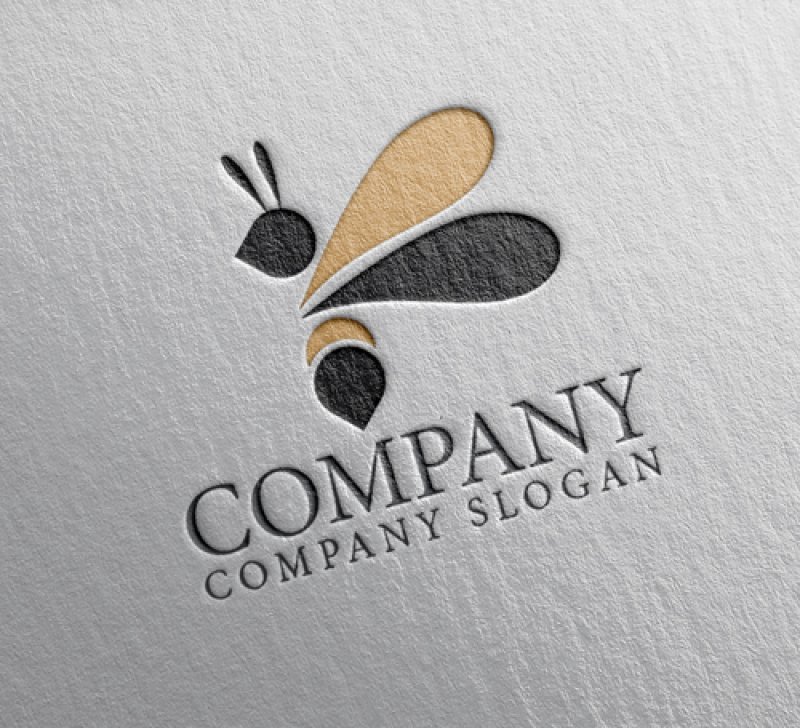 画像2: ハチ・虫・ロゴ・マークデザイン497 (2)