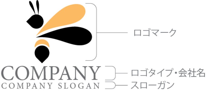 画像10: ハチ・虫・ロゴ・マークデザイン497 (10)