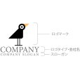 画像10: 鳥・カラス・ロゴ・マークデザイン498