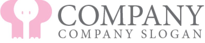 画像7: 象・P・アルファベット・ロゴ・マークデザイン500 (7)