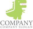 画像1: 恐竜・怪獣・ロゴ・マークデザイン501 (1)