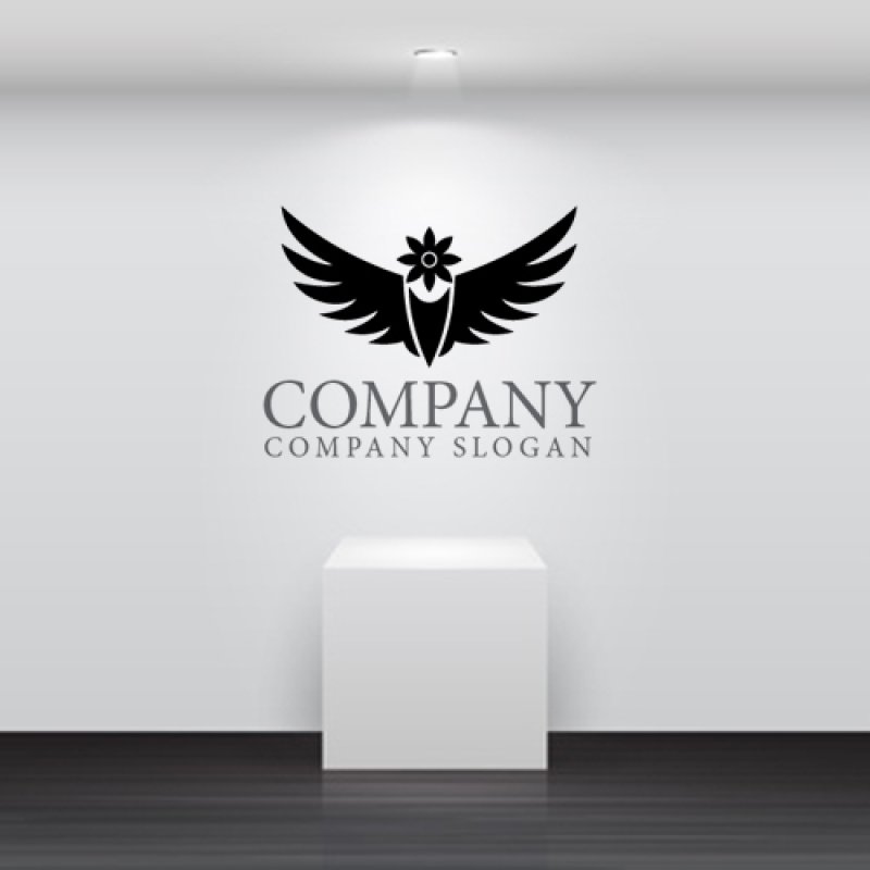 画像5: 鳥・翼・花・ロゴ・マークデザイン509 (5)