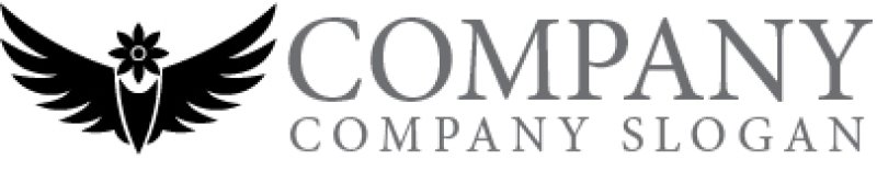 画像7: 鳥・翼・花・ロゴ・マークデザイン509 (7)