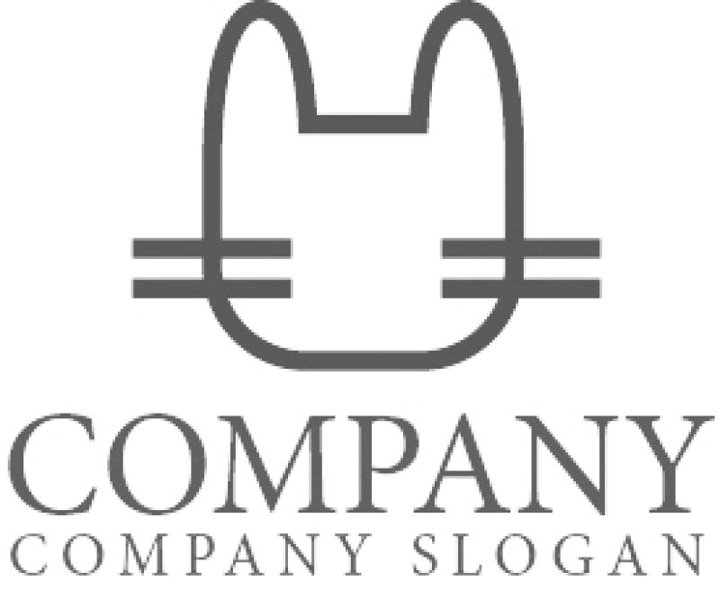 画像6: 猫・髭・ロゴ・マークデザイン511 (6)