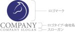 画像10: 馬・輪・曲線・ロゴ・マークデザイン517 (10)