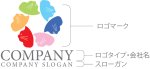 画像10: 猫・輪・虹色・ロゴ・マークデザイン519 (10)