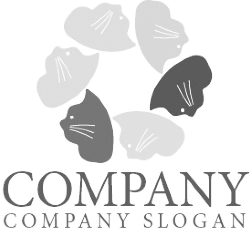 画像6: 猫・輪・虹色・ロゴ・マークデザイン519 (6)