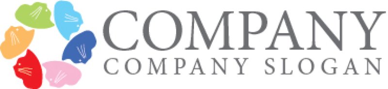 画像7: 猫・輪・虹色・ロゴ・マークデザイン519 (7)