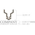 画像10: 鹿・牛・ツノ・ロゴ・マークデザイン522