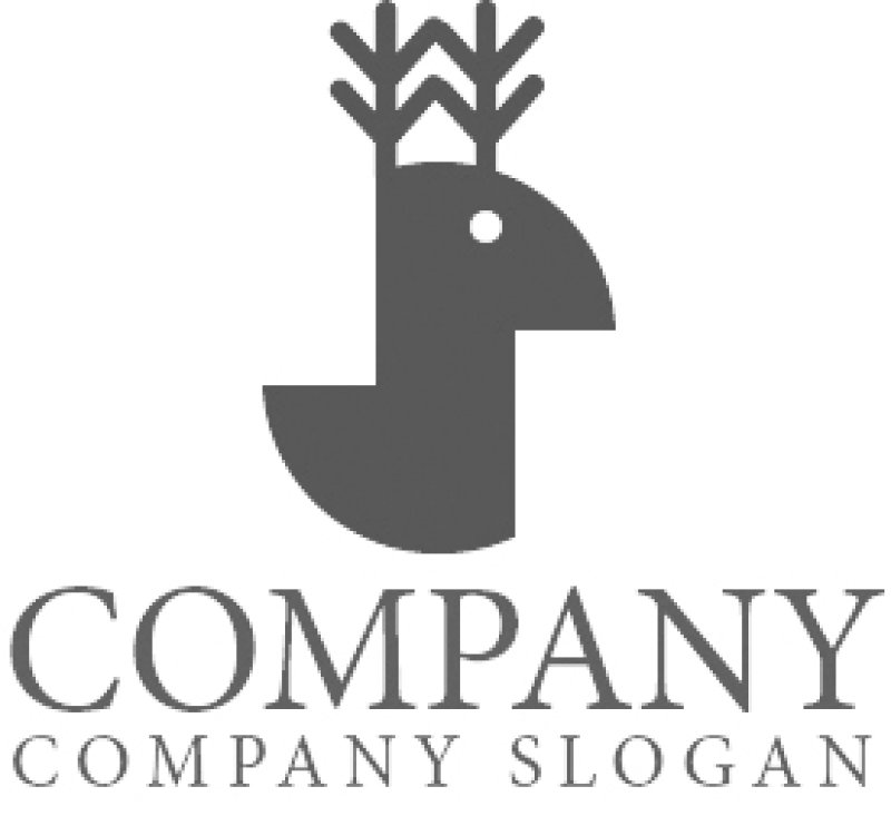 画像6: 鹿・S・ツノ・ロゴ・マークデザイン524 (6)