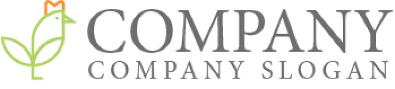 画像7: 鶏・葉・ロゴ・マークデザイン526 (7)