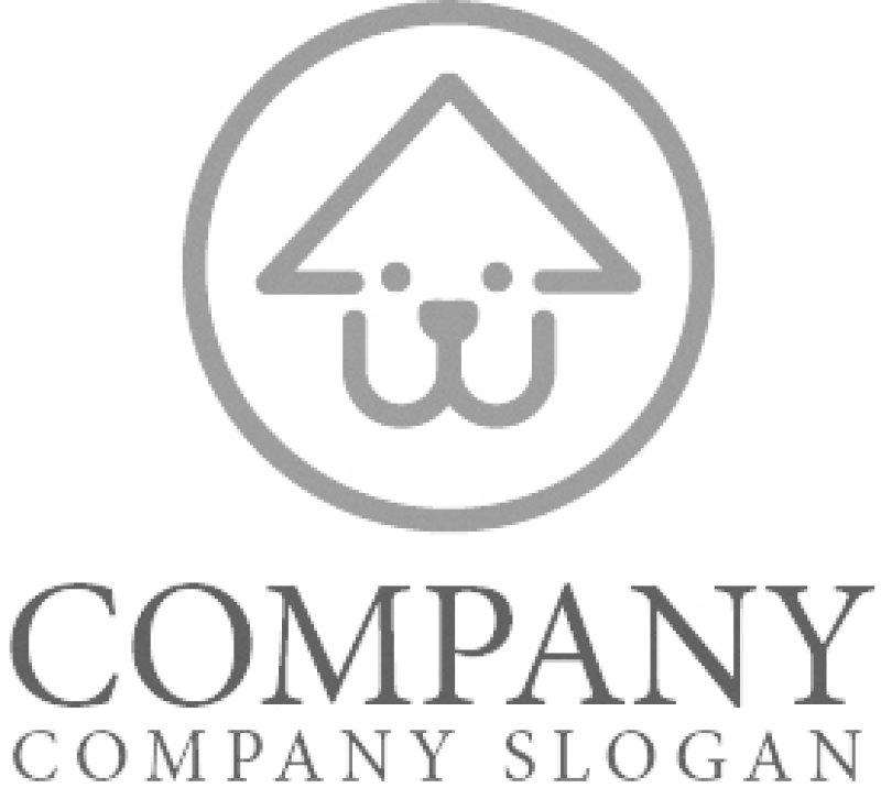 画像6: 犬・家・輪・ロゴ・マークデザイン529 (6)