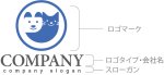 画像6: 犬・猫・輪・ロゴ・マークデザイン532 (6)