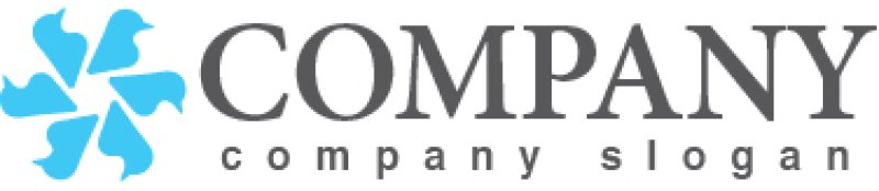 画像7: 鳥・輪・花・ロゴ・マークデザイン544 (7)