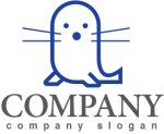画像1: アシカ・アザラシ・ロゴ・マークデザイン545 (1)