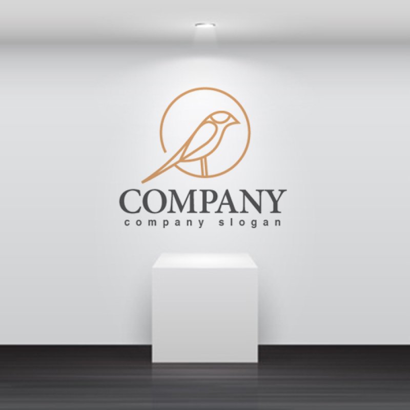 画像5: 鳥・輪・ロゴ・マークデザイン550 (5)