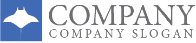 画像7: マンタ・海・四角・ロゴ・マークデザイン551 (7)