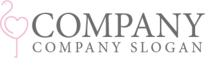 画像7: 鳥・ハート・フラミンゴ・ロゴ・マークデザイン553 (7)