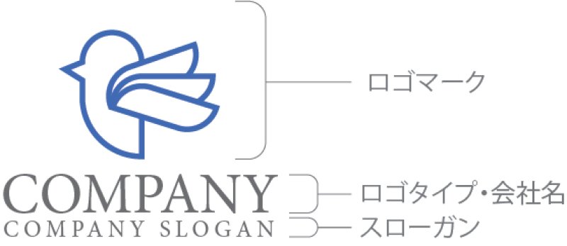 画像10: 鳥・羽・ハト・ロゴ・マークデザイン554 (10)