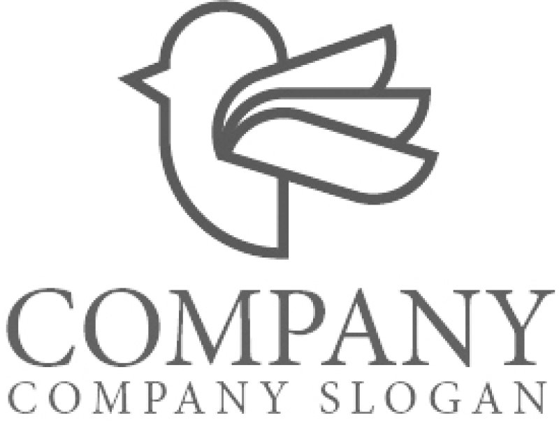 画像6: 鳥・羽・ハト・ロゴ・マークデザイン554 (6)