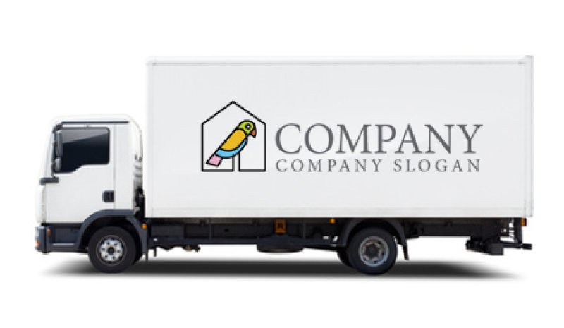 画像8: 鳥・家・オウム・ロゴ・マークデザイン555 (8)