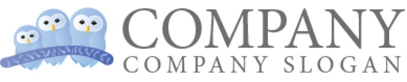 画像7: フクロウ・家族・鳥・ロゴ・マークデザイン557 (7)