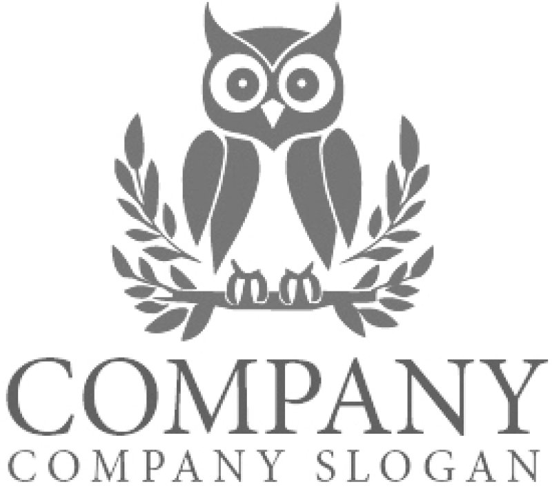 画像6: 鳥・フクロウ・月桂樹・ロゴ・マークデザイン559 (6)