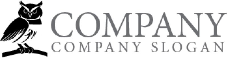 画像7: フクロウ・枝・ロゴ・マークデザイン560 (7)