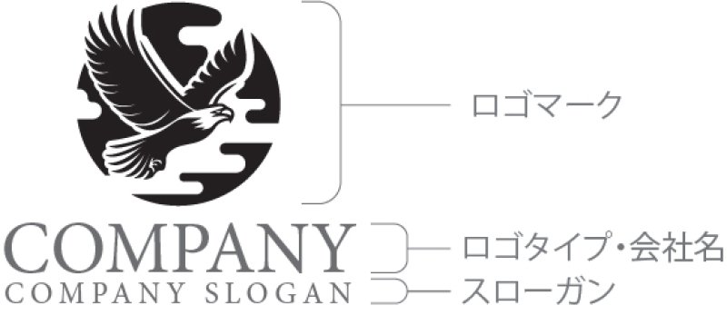 画像9: 鷹・輪・鳥・ロゴ・マークデザイン561 (9)