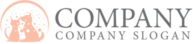 画像7: 犬・猫・輪・雪・こもれび・ロゴ・マークデザイン563 (7)