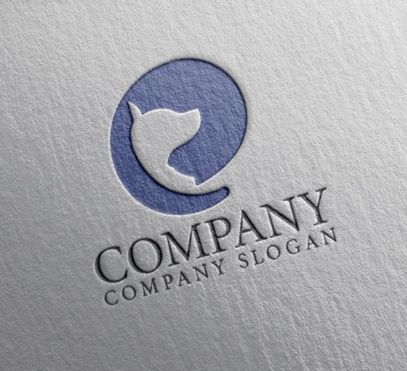 画像2: 犬・猫・e・アルファベット・ロゴ・マークデザイン566 (2)