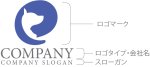 画像10: 犬・猫・e・アルファベット・ロゴ・マークデザイン566 (10)