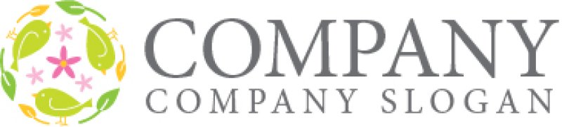 画像7: 鳥・葉・環境・輪・ロゴ・マークデザイン572 (7)