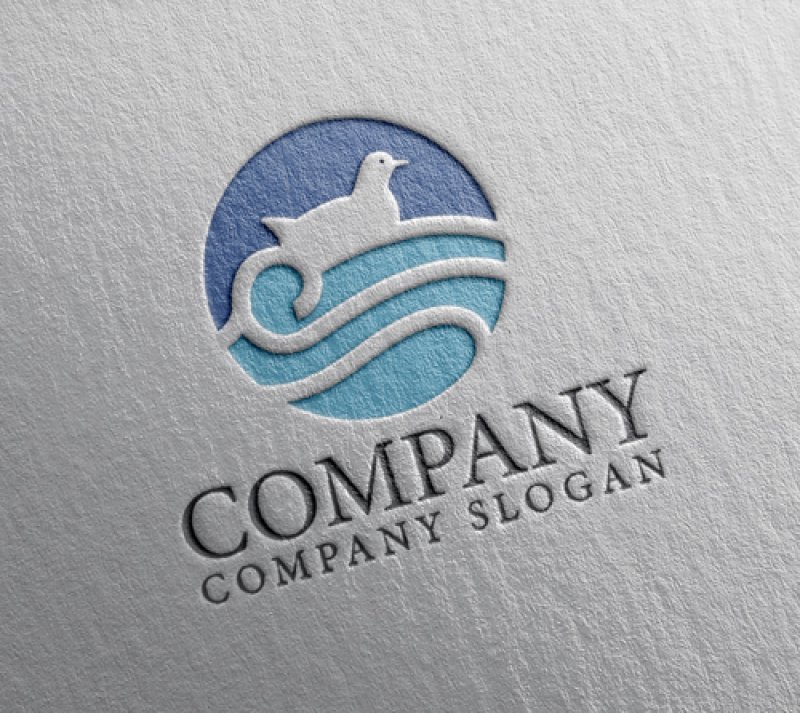 画像2: 鳥・水・環境・輪・ロゴ・マークデザイン574 (2)