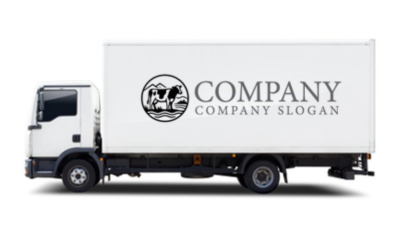 画像7: 牛・自然・乳牛・ミルク・ロゴ・マークデザイン575 (7)