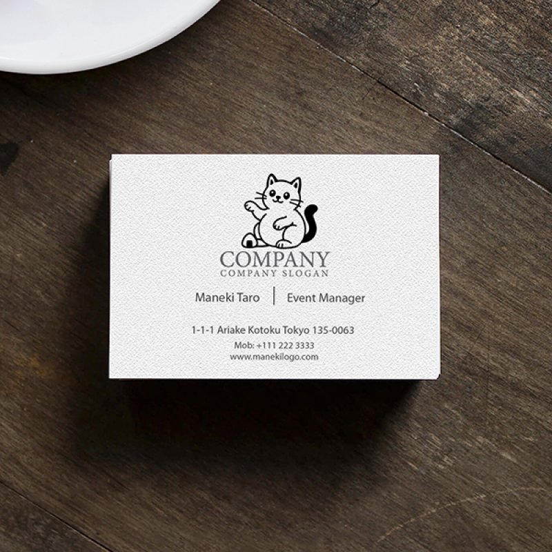 画像4: 猫・おにぎり・ロゴ・マークデザイン577 (4)