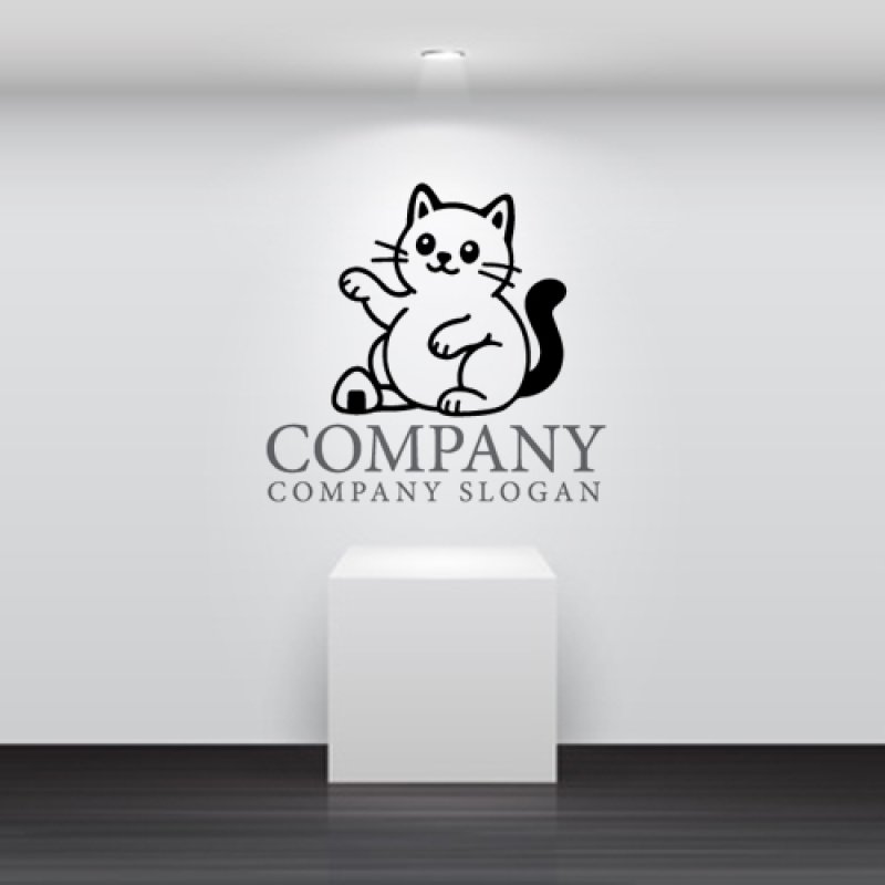 画像5: 猫・おにぎり・ロゴ・マークデザイン577 (5)