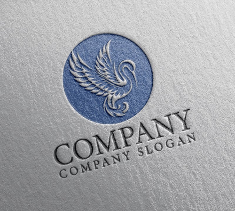 画像2: 鳥・輪・羽ばたき・ロゴ・マークデザイン581 (2)